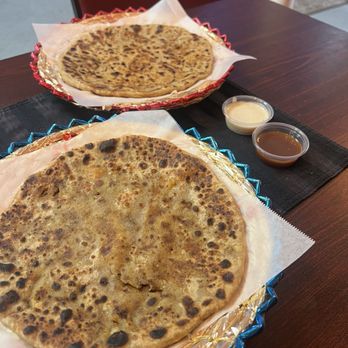 Lyallpur Grill - Aloo Paratha and Beef Keema Paratha - Barbeque Near Me - Sacramento, California