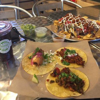 Ay Caramba, Eh - Fish, beef alambre and chorizo tacos. Nachos. Jamaica drink. - Mexican Near Me - Vaughan, Ontario Ay Caramba, Eh - Fish, beef alambre and chorizo tacos. Nachos. Jamaica drink. - Mexican Near Me - Vaughan, Ontario