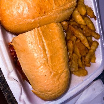 Bravo Pizza - meatball sub and fries - Pizza Near Me - Mullins, South Carolina