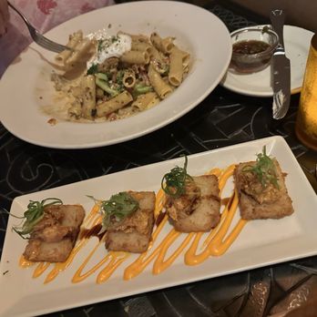 The Cheesecake Factory - Spicy Tuna Appetizer ( Rigatoni background ) - Desserts Near Me - Thousand Oaks, California The Cheesecake Factory - Spicy Tuna Appetizer ( Rigatoni background ) - Desserts Near Me - Thousand Oaks, California