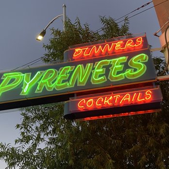 Pyrenees Cafe - Classic neon sign - Basque Near Me - Bakersfield, California Pyrenees Cafe - Classic neon sign - Basque Near Me - Bakersfield, California
