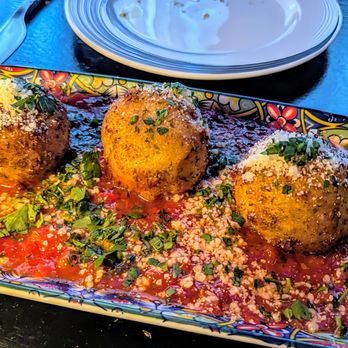 Aurora - My friend enjoyed her arancini. - Italian Near Me - West Bloomfield Township, Michigan