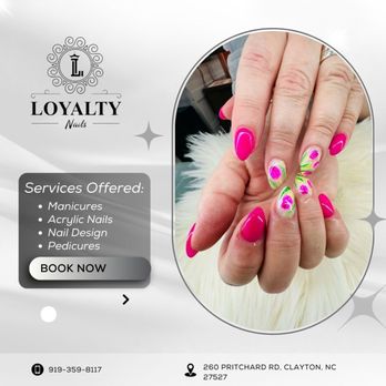 Loyalty Nails - nail spa, nail spa near me, nail salon, nail salon near me, nail, nails - Nail Salons Near Me - Clayton, North Carolina Loyalty Nails - nail spa, nail spa near me, nail salon, nail salon near me, nail, nails - Nail Salons Near Me - Clayton, North Carolina