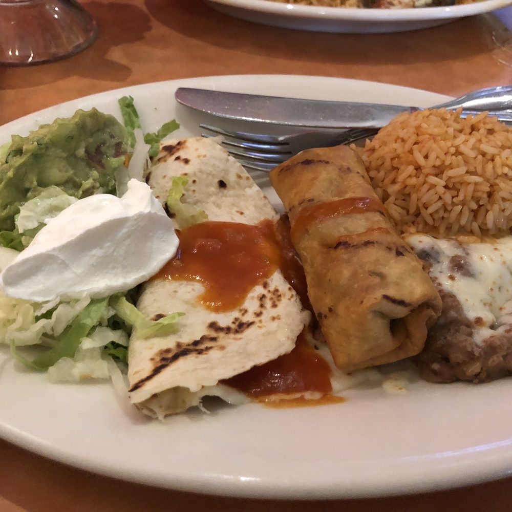 Viva Juan - Chinichanga and cheese quesadilla - Mexican Near Me - Selden, New York Viva Juan - Chinichanga and cheese quesadilla - Mexican Near Me - Selden, New York