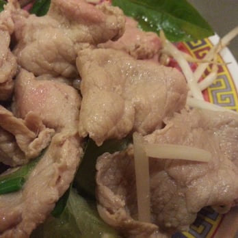 Pho Vinam - this is how the rare steak came in my pho..  does that look rare to you? - Vietnamese Near Me - Riverside, California