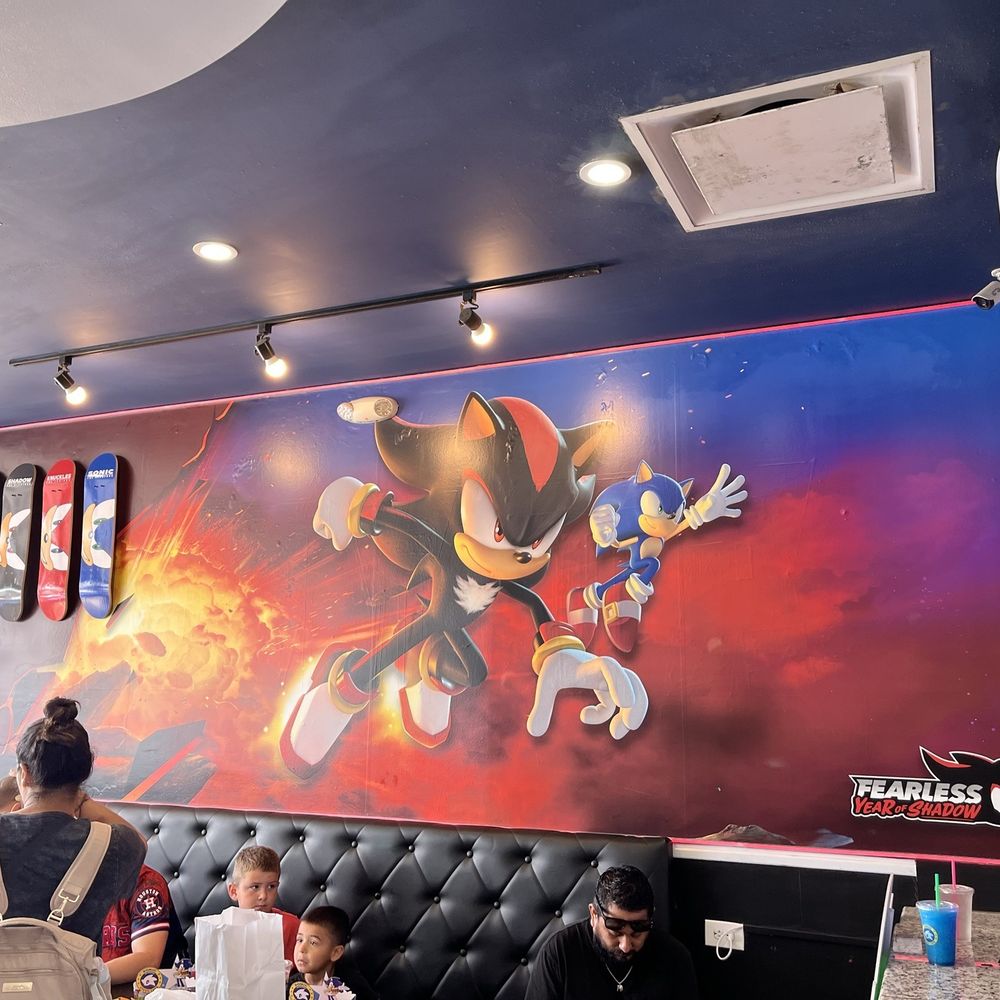 Year of Shadow wallpaper with Sonic skateboards Year of Shadow wallpaper with Sonic skateboards