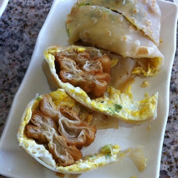 Six Ping Bakery - Inside the egg pancake with fried dough - Bakeries Near Me - Houston, Texas Six Ping Bakery - Inside the egg pancake with fried dough - Bakeries Near Me - Houston, Texas