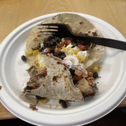 Beef and chicken taco