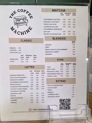 Menu photo 6 The Coffee Machine Chula Vista, CA