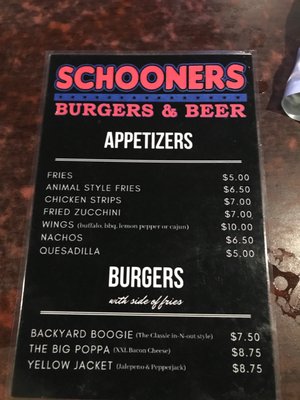 Menu photo 5 Schooners Burgers N Beer Colton, CA Menu photo 5 Schooners Burgers N Beer Colton, CA