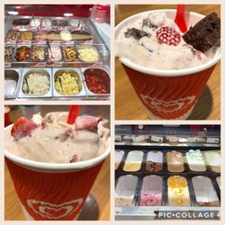 Swirl ice cream and toppings to choose from yummy / Swirl Eiscreme und Toppings zur Wahl so lecker