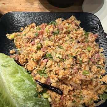 Cocomilk Cafe - Crispy Rice Salad (Nam Khao)! - Laotian Near Me - Sacramento, California Cocomilk Cafe - Crispy Rice Salad (Nam Khao)! - Laotian Near Me - Sacramento, California