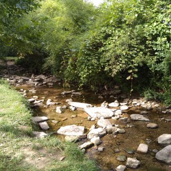 Gantz Park - Creek in natural play area. - Parks Near Me - Grove City, Ohio