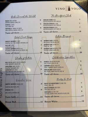 Menu photo 1 Vino Volo Arlington, VA