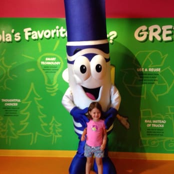 Crayola Experience - Mascots make appearances from time to time for photo ops. - Amusement Parks Near Me - Orlando, Florida