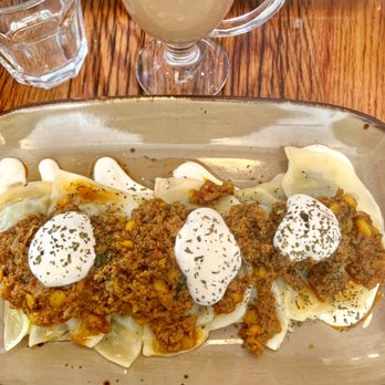 Lapis - Aushak - beef dumplings served over yogurt - Afghan Near Me - Washington, DC, District of Columbia Lapis - Aushak - beef dumplings served over yogurt - Afghan Near Me - Washington, DC, District of Columbia