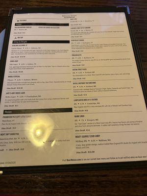 Menu photo 2 The Biltmore Tavern Newton, MA