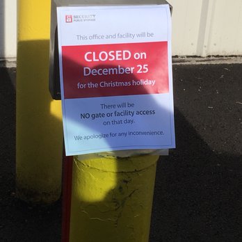 Security Public Storage - How stupid is this?? I don't celebrate, am I going to get a discount?? - Self Storage Near Me - Sparks, Nevada