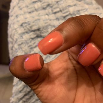 Linh's Luxe Nails - As you can see the top coat on my nail is peeling... - Nail Salons Near Me - Houston, Texas Linh's Luxe Nails - As you can see the top coat on my nail is peeling... - Nail Salons Near Me - Houston, Texas