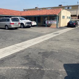 Parking and back entrance Parking and back entrance