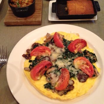 Mooo.... Beacon Hill - Three Egg Frittata Florentine, complimentary banana bread, brunch potatoes - Steakhouses Near Me - Boston, Massachusetts