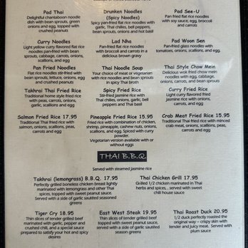 Takhrai Thai - Menu - Thai Near Me - Poway, California Takhrai Thai - Menu - Thai Near Me - Poway, California