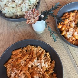 three pastas