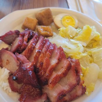 Precious Chinese BBQ - Char Siu (BBQ Pork) over rice - Chinese Near Me - Austin, Texas Precious Chinese BBQ - Char Siu (BBQ Pork) over rice - Chinese Near Me - Austin, Texas