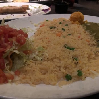 Tequila Jack's - Combo plate with crunchy shredded steak taco, chicken enchilada and rice - Bars Near Me - Long Beach, California