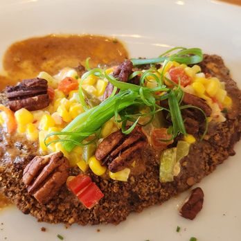 Pier 6 - Pecan crusted red fish - Seafood Near Me - San Leon, Texas Pier 6 - Pecan crusted red fish - Seafood Near Me - San Leon, Texas