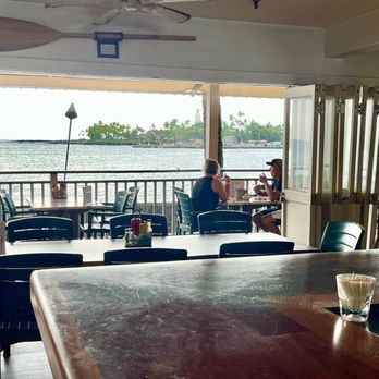 Voyagers - View from the bar - Seafood Near Me - Kailua-Kona, Hawaii Voyagers - View from the bar - Seafood Near Me - Kailua-Kona, Hawaii