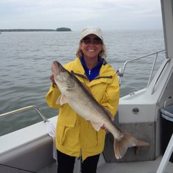 Erie Express Fishing Charters - Trophy Fish Ohio 33 inch walleye that was 12.25lb.