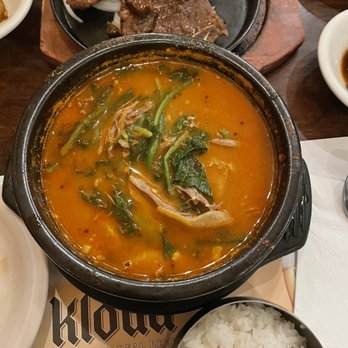 Myung San - Duck soup , kalbi and rice - Korean Near Me - Flushing, New York