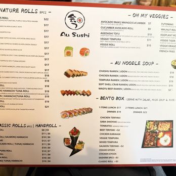 Au Sushi - Menu 7/2026 - Sushi Bars Near Me - San Francisco, California Au Sushi - Menu 7/2026 - Sushi Bars Near Me - San Francisco, California