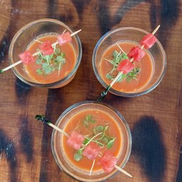 Gazpacho soup on the house! Gazpacho soup on the house!