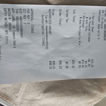 sweetgreen - Healthy Salads, Wraps, and Bowls - Reciept - Salad Near Me - San Francisco, California sweetgreen - Healthy Salads, Wraps, and Bowls - Reciept - Salad Near Me - San Francisco, California