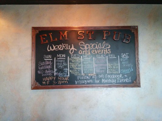 Menu photo 2 Elm Street Pub Jenks, OK Menu photo 2 Elm Street Pub Jenks, OK