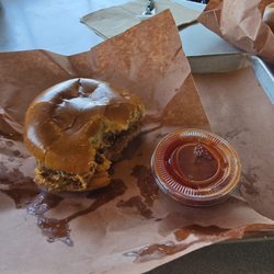 Boss Hog's Chicken & BBQ - Pulled Pork and bbq sauce