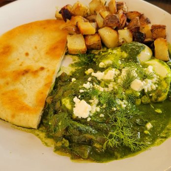The Hoot - North African Green Shakshuka - New American Near Me - Northport, Maine The Hoot - North African Green Shakshuka - New American Near Me - Northport, Maine