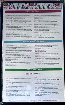 Menu photo 1 Carreta's Grill Slidell, LA Menu photo 1 Carreta's Grill Slidell, LA