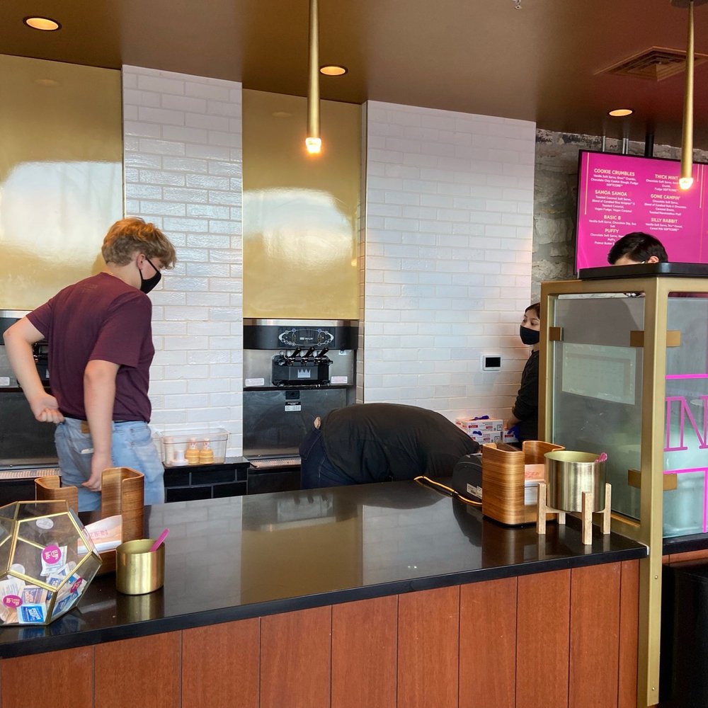 The counter...zoom in to see menu board. The counter...zoom in to see menu board.
