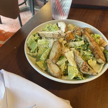 Italian Cafe - The Caesar Salad with Chicken - Italian Near Me - Irving, Texas