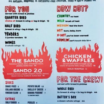 Howlin' Ray's - Menu - Southern Near Me - Pasadena, California Howlin' Ray's - Menu - Southern Near Me - Pasadena, California