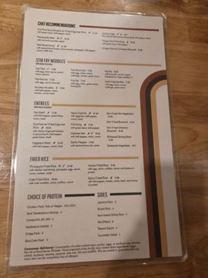 Menu photo 2 Ari's Thai Eatery Azusa, CA