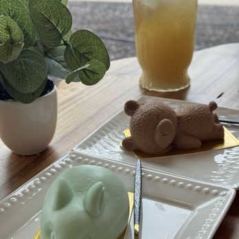 The Spoon - Lychee bunny mousse, Nutella bear mousse, and soursop drink - Desserts Near Me - Stanton, California The Spoon - Lychee bunny mousse, Nutella bear mousse, and soursop drink - Desserts Near Me - Stanton, California