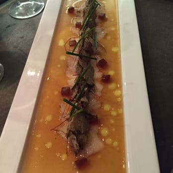 Dinings - Seabass tataki with fresh truffles - Sushi Bars Near Me - London, XGL Dinings - Seabass tataki with fresh truffles - Sushi Bars Near Me - London, XGL