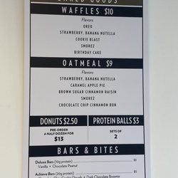 BK Nutrition - Menu