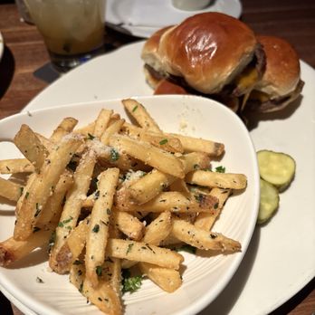Yard House - Classic Sliders, Parmesan Truffle Fries - New American Near Me - Kansas City, Missouri Yard House - Classic Sliders, Parmesan Truffle Fries - New American Near Me - Kansas City, Missouri
