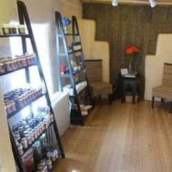 Mandala Medicine - Waiting room with patient apothecary.