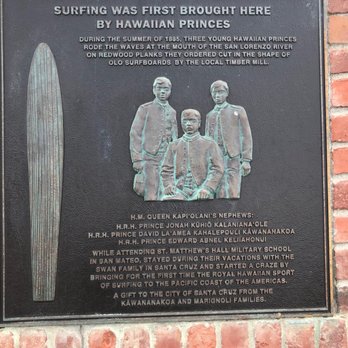 Surfing Museum Lighthouse Point - Historical plaque - Landmarks & Historical Buildings Near Me - Santa Cruz, California
